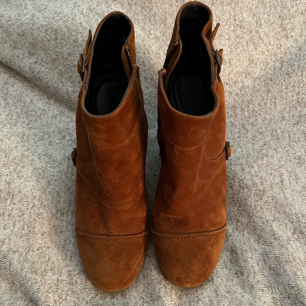 J. Crew Greer Wedge Ankle Boots